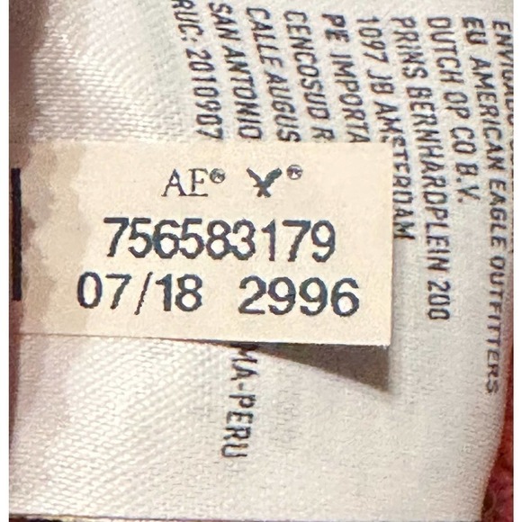 American Eagle Super Soft Long V Neck Hooded Sweater - Picture 5 of 5